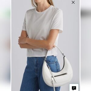 Marc Jacobs Cream Hobo Bag with Black Accents